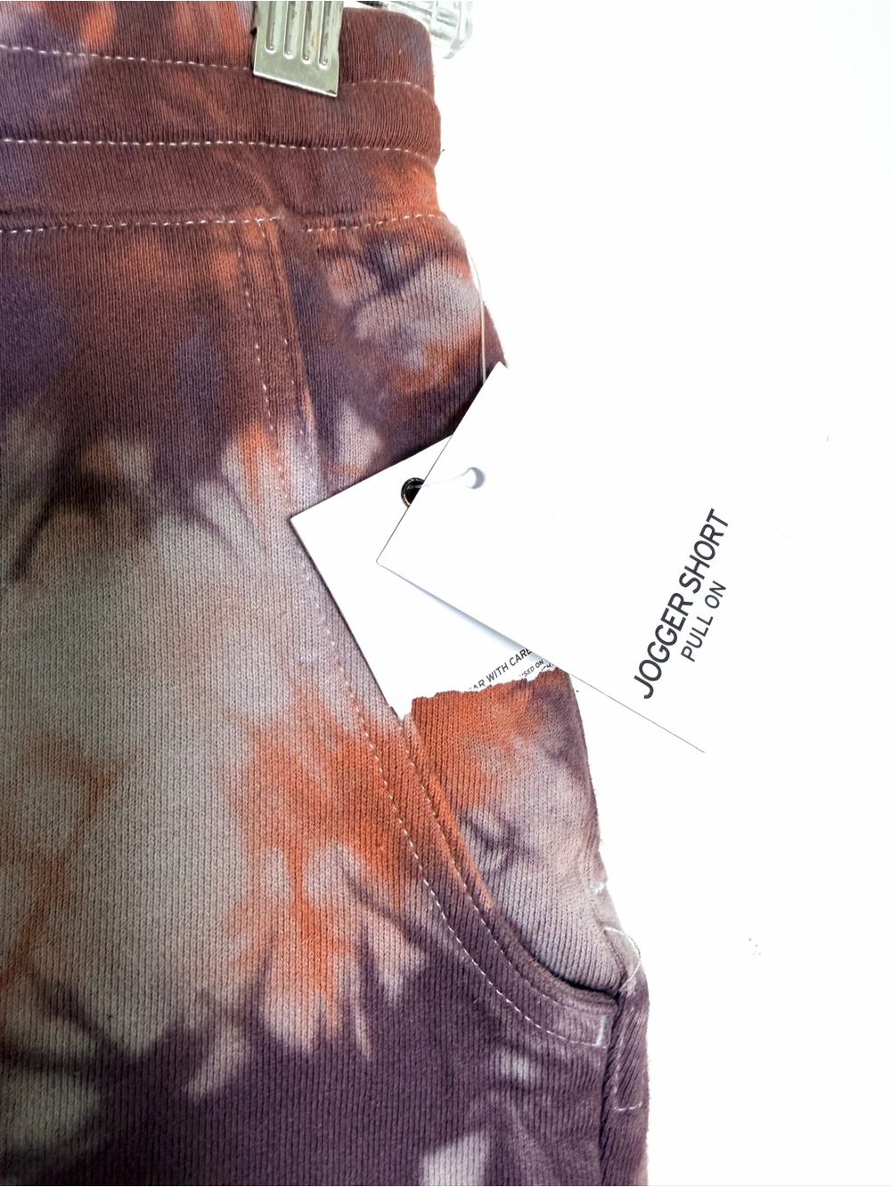 Hudson Kids Tie-Dye French Terry Cotton Jogger Sweatshorts Shorts L Large NWT - Picture 3 of 8